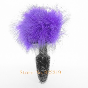  Silicone Rabbit Tail Anal Plug Mini Size 